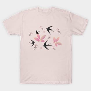 Summer swallows T-Shirt